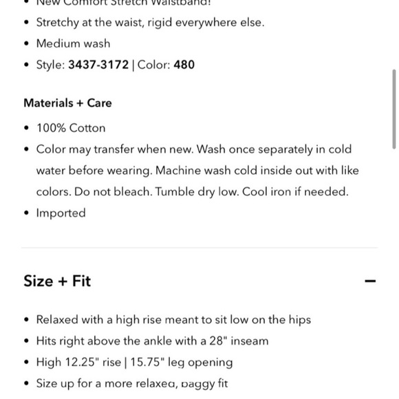 SOLD american eagle straight leg -crop mom jeans - Picture 4 of 4